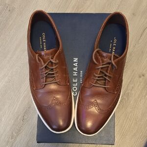 Cole Haan Men's Brown Leather Derbys